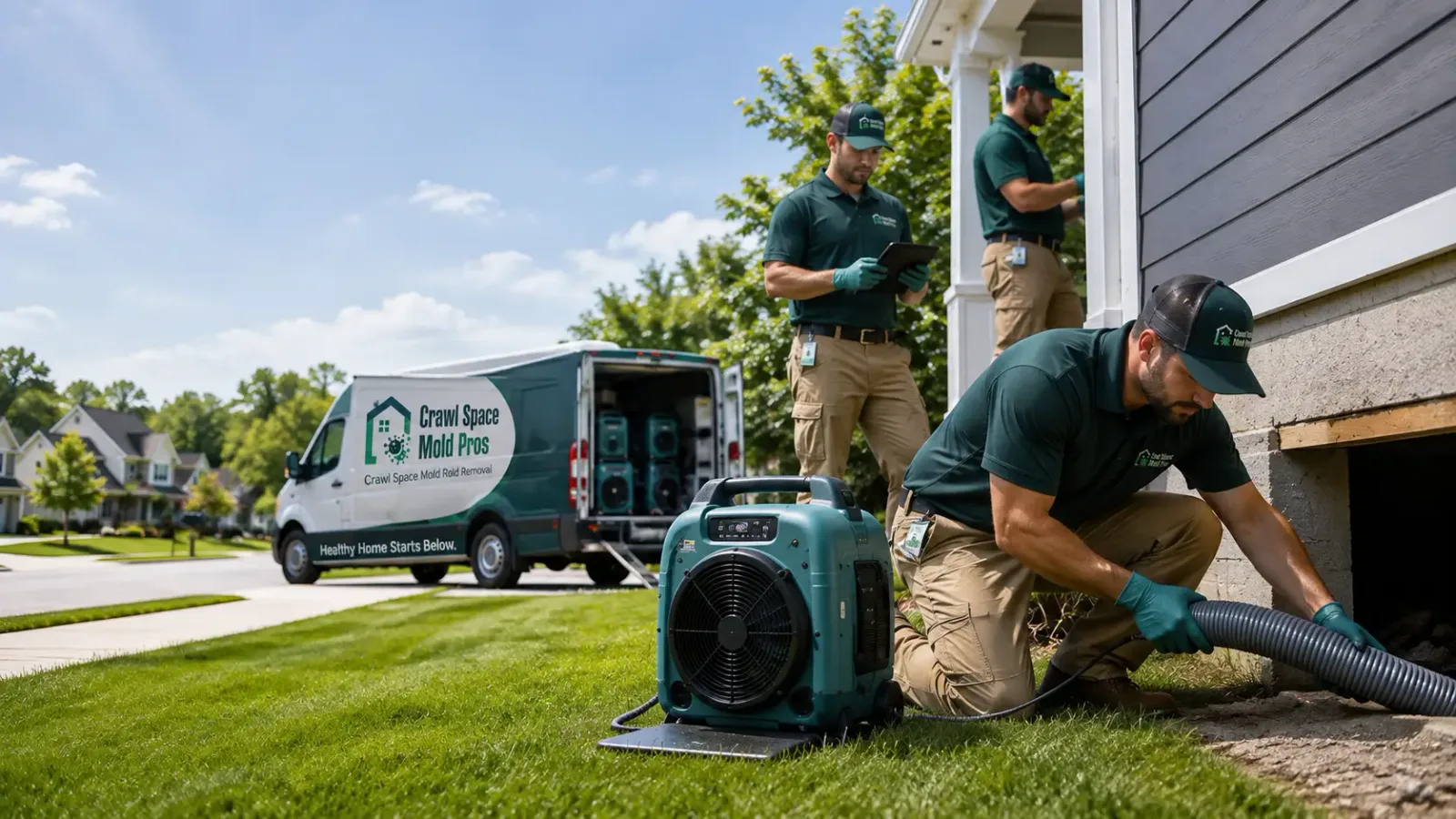 Crawl Space Mold Removal in Ivins, UT